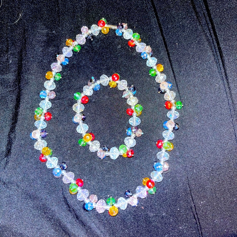 Christmas Necklace with Bracelet
